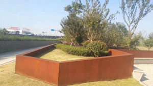 含山耐候钢挡土墙